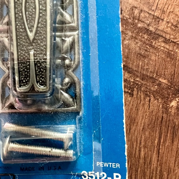 Pewter Pull & Backplate - Picture 6 of 6